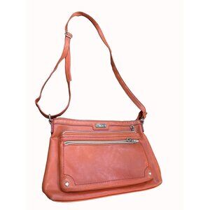 Relic womens coral small shoulder bag cross body purse SKU 6650